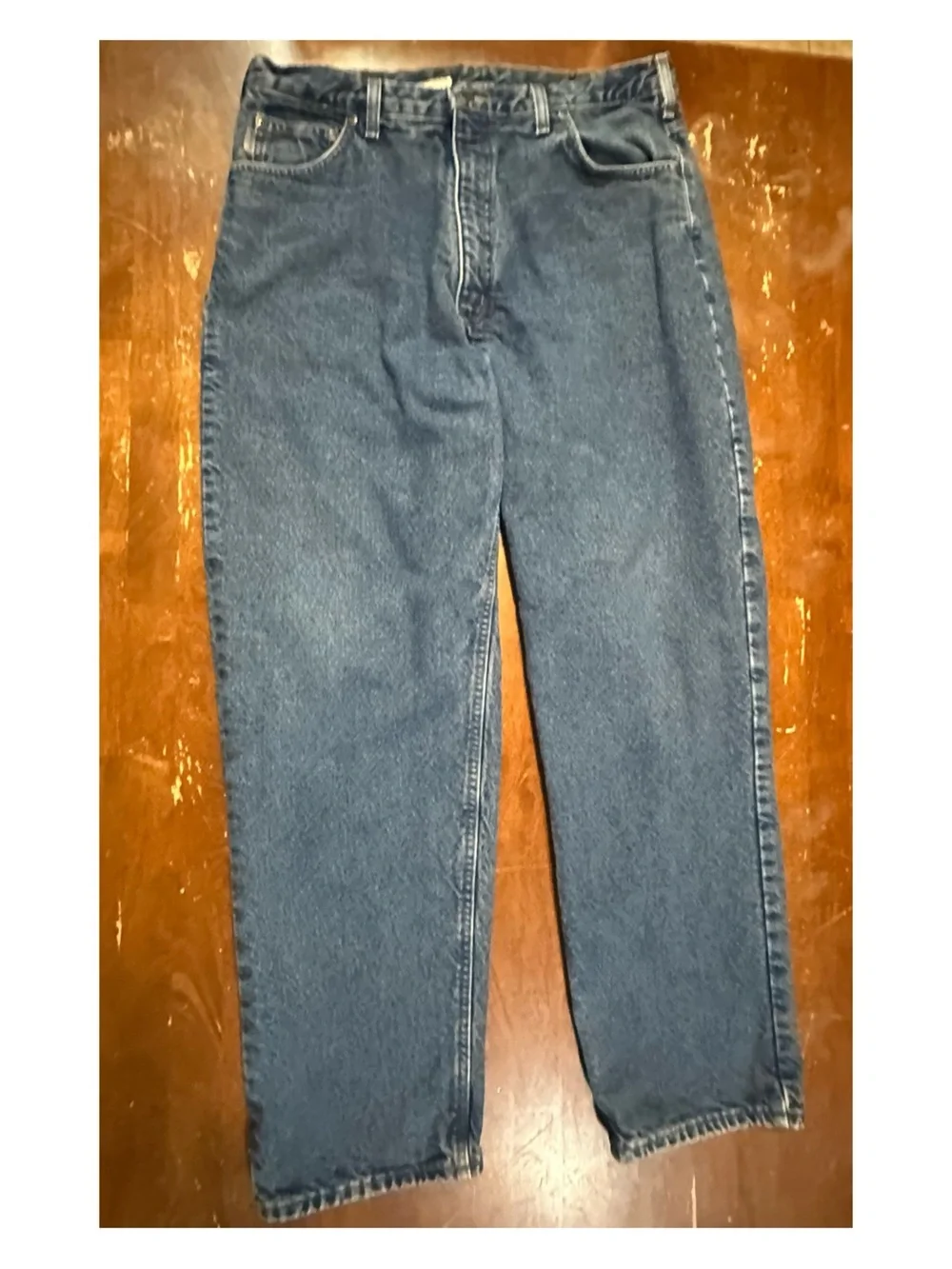 Carhartt Vintage 2006 B172 DTS Men’s Flannel Lined Relaxed Fit Denim Jeans 38x32